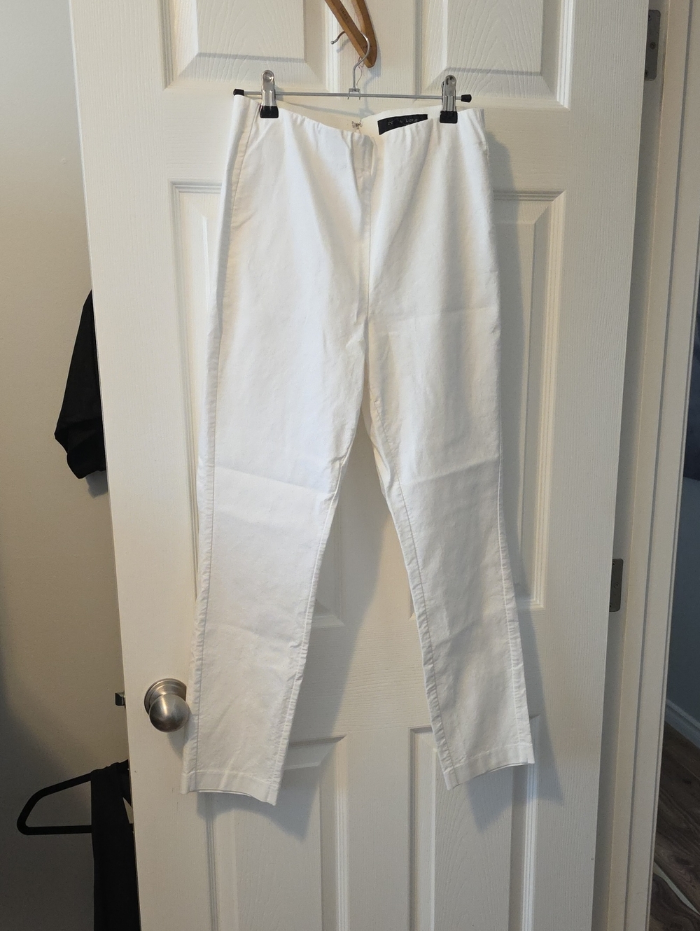 rag & bone White Straight-Leg Jeans